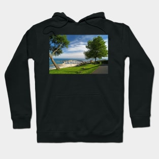 Lyme Harbour View Hoodie